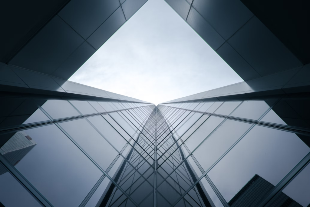 Glass architecture detail